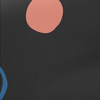 Abstract Polka Dot Pattern Twill