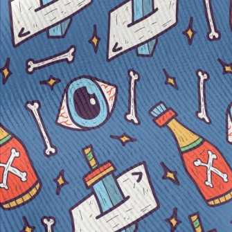 Hand Drawn Bone Doodle Standard Corduroy