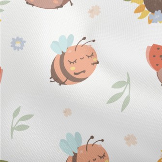 Cute Ladybug And Sunflower Dobby