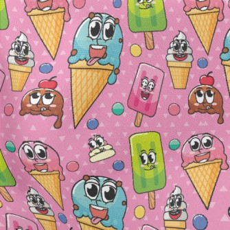 Cartoon Expression Ice Cream Stretch Ponte