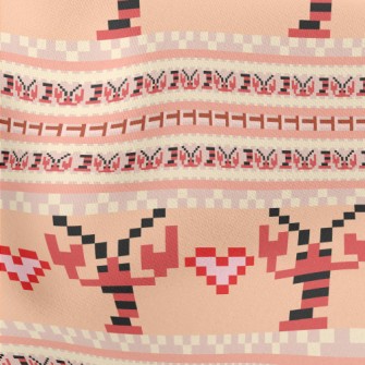 Pixel Style Lobster Stretch Ponte