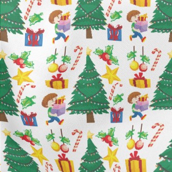 Happy Christmas Little Boy Stretch Ponte