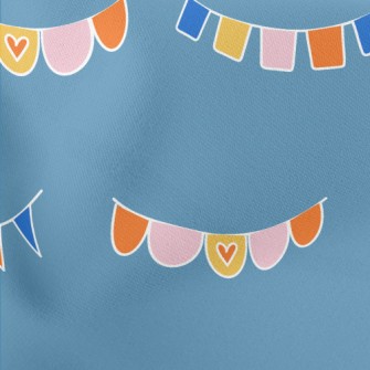 Cute Bunting Decoration Stretch Ponte