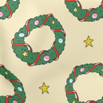 Christmas Wreath Decoration Stretch Ponte