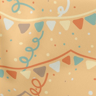Hand Drawn Festive Decorations Stretch Ponte