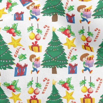 Happy Christmas Little Boy Micro Fleece