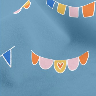 Cute Bunting Decoration Micro Fleece