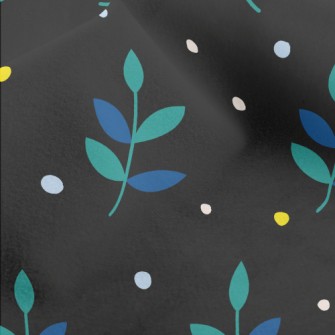 Cute Green Plants Micro Fleece