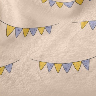 Hand Drawn Decorative Flags Minky