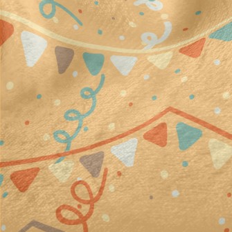 Hand Drawn Festive Decorations Minky