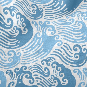 Ukiyoe Waves Minky