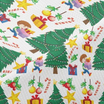 Happy Christmas Little Boy Piqué