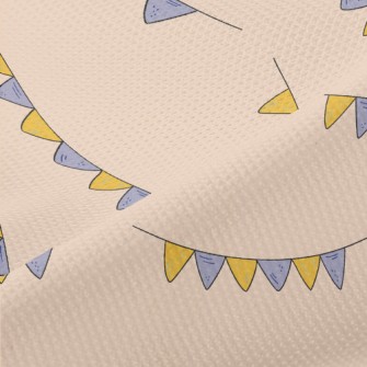 Hand Drawn Decorative Flags Piqué