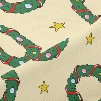 Christmas Wreath Decoration Piqué