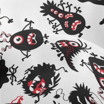 Funny Expression Monster Lightweight Performance Linen