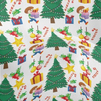 Happy Christmas Little Boy Lightweight Performance Linen