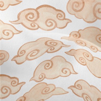 Chinese Cloud Painting Lightweight Performance Linen