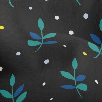 Cute Green Plants Lightweight Performance Linen