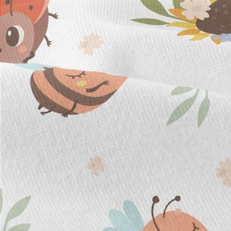 Cute Ladybug And Sunflower Modern Jersey