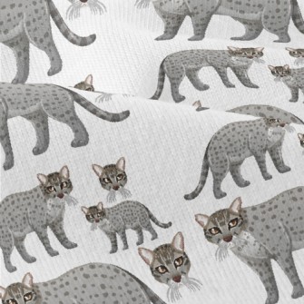 Cartoon Gray Fishing Cat Modern Jersey