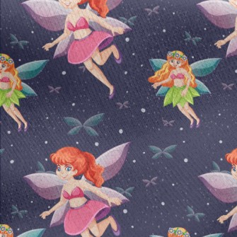 Magical Fairy Tale Fairy Jersey Backed Fleece