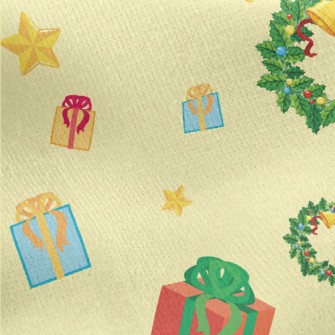 Christmas Gifts And Decoration Jersey Backed Fleece