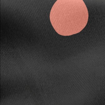 Abstract Polka Dot Pattern Jersey Backed Fleece