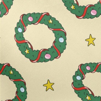 Christmas Wreath Decoration Pongee