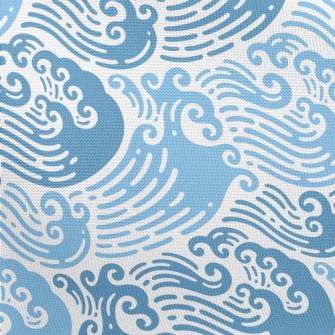 Ukiyoe Waves Pongee