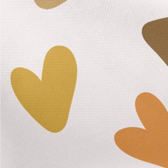 Colorful Graffiti Love Heart Pongee