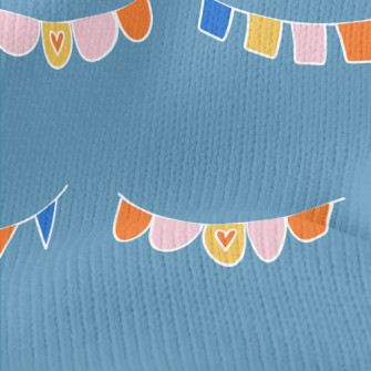 Cute Bunting Decoration Stretch Jersey