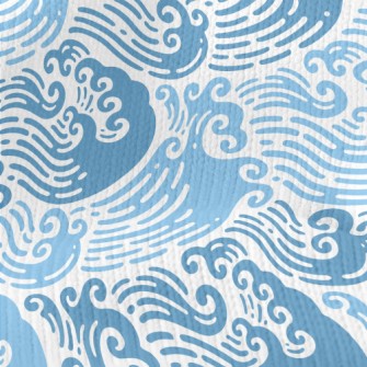 Ukiyoe Waves Stretch Jersey