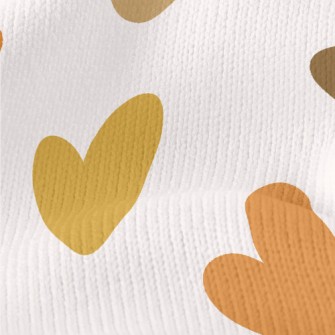 Colorful Graffiti Love Heart Stretch Jersey