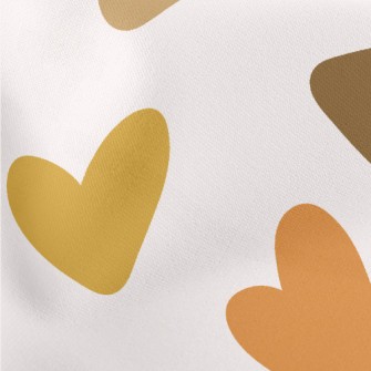 Colorful Graffiti Love Heart Lightweight Cotton Poplin
