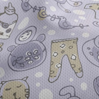 Soothing Baby Toys Athletic Mesh Flat Back