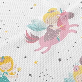 Beauty Fairy Unicorn Birdseye Piqué