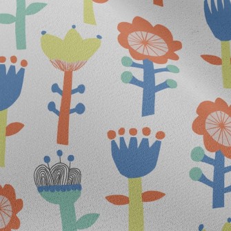 Fairy Forest Flowers Chiffon