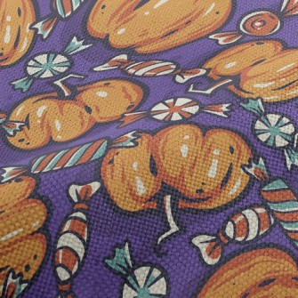 Halloween Pumpkin Candy Performance Linen