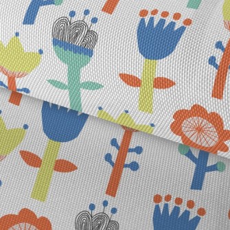 Fairy Forest Flowers Waterproof Oxford