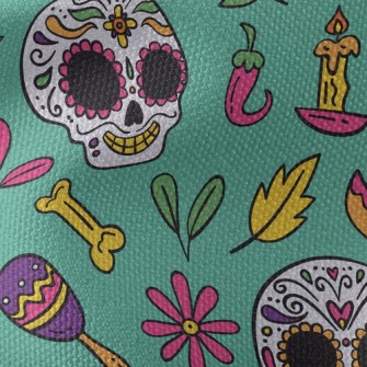 Mexican Classic Skull Waterproof Canvas