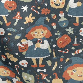 Evil Halloween Witch Stretch Ponte