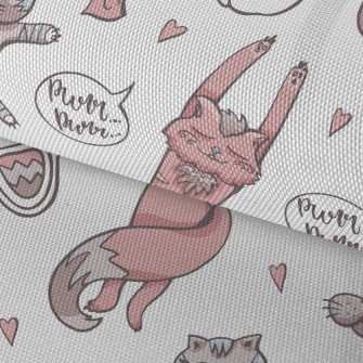 Stretching Kitten Waterproof Oxford