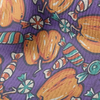 Halloween Pumpkin Candy Terry