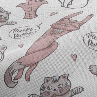 Stretching Kitten Performance Linen