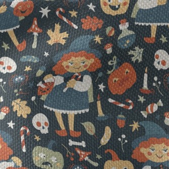 Evil Halloween Witch Waterproof Canvas