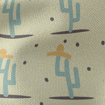 Funny Hat Cactus Waterproof Canvas