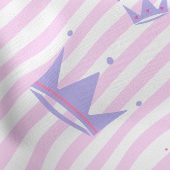 Striped Shiny Crown Stretch Ponte