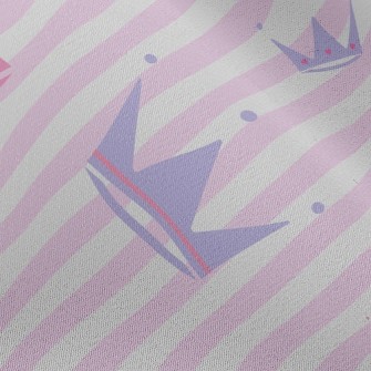 Striped Shiny Crown Chiffon