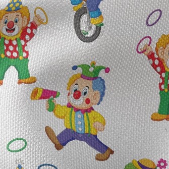 Variety Of Funny Clowns Waterproof Canvas