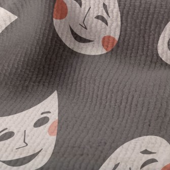 Weird Smiley Mask Terry